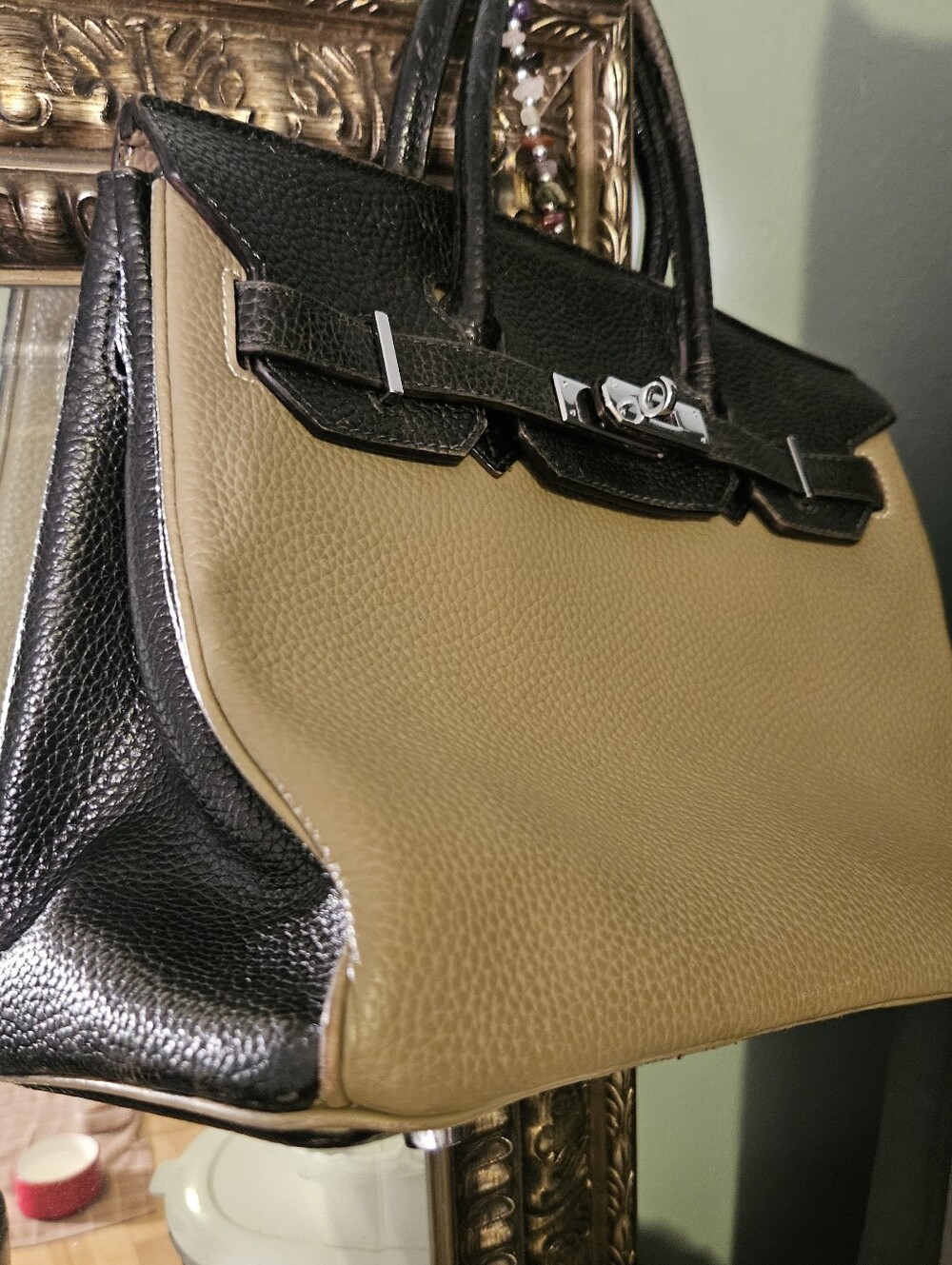 Hermes Birkin Handbag, Rare Hermes Handbag,  Some Damage, Please See Pics
